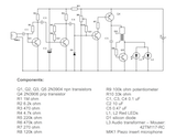 (A 1.5 volt (AA battery) Audio to LED Circuit>