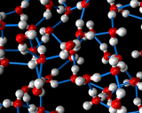 (The structure of liquid water.)